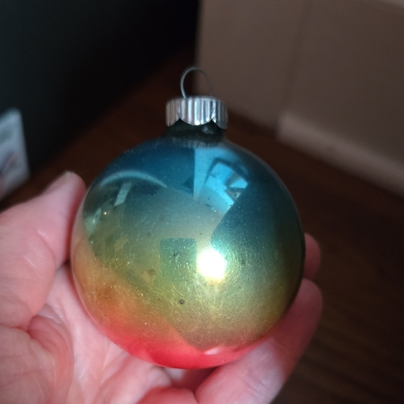 Shiny Bright Vintage Mercury Glass Multicolor Holiday Ornament - Picture 9 of 11